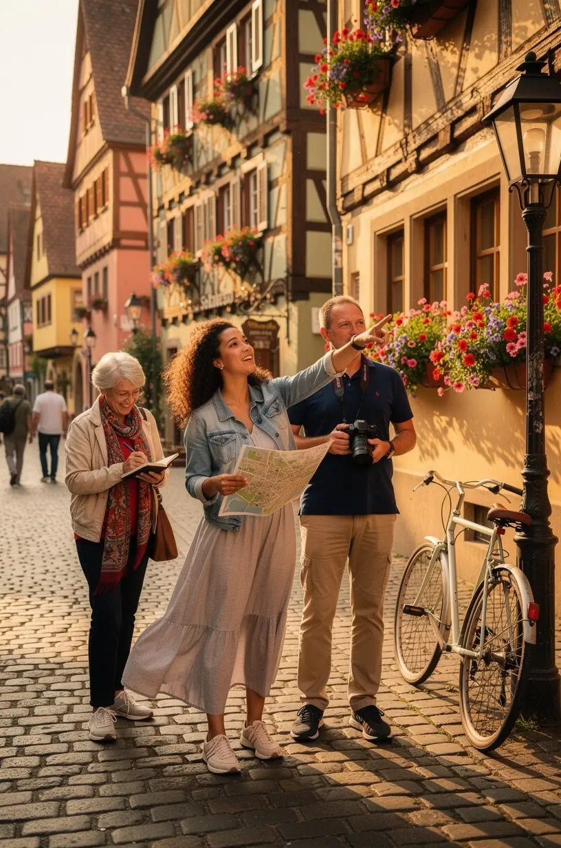 Gemütliches Café mit regionaler Küche, ideal für eine Pause während einer Stadterkundung in Deutschland.